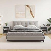 Berkfield Home Bedside Cabinets 2 pcs Concrete Grey 40x30x50 cm Engineered Wood | Size: 40 x 30 x 50 cm