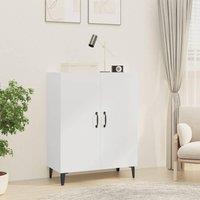 Berkfield Home Sideboard White 70x34x90 cm Engineered Wood | Size: 70 x 34 x 90 cm