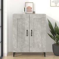 Berkfield Home Sideboard Concrete Grey 69.5x34x90 cm Engineered Wood