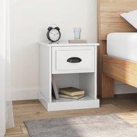 Berkfield Home Bedside Cabinets 2 pcs High Gloss White 39x39x47.5 cm Engineered Wood