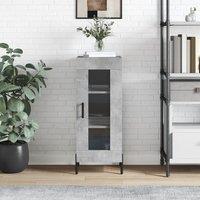 Berkfield Home Sideboard Concrete Grey 34.5x34x90 cm Engineered Wood