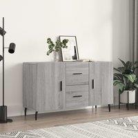 Berkfield Home Sideboard Grey Sonoma 100x36x60 cm Engineered Wood | Size: 100 x 36 x 60 cm