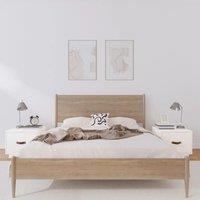 Berkfield Home Bedside Cabinets 2 pcs White 40x34x35 cm Solid Wood Pine | Size: 40 x 34 x 35 cm