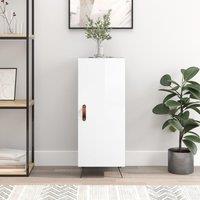 Berkfield Home Sideboard High Gloss White 34.5x34x90 cm Engineered Wood