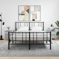 Berkfield Home Bedside Cabinets 2 pcs Concrete Grey 40x35x50 cm Engineered Wood | Size: 40 x 35 x 50 cm