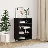 Berkfield Home Highboard Black 57x35x90 cm Engineered Wood | Size: 57 x 35 x 90 cm