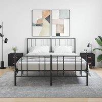 Berkfield Home Bedside Cabinets 2 pcs Black 40x35x47.5 cm Engineered Wood