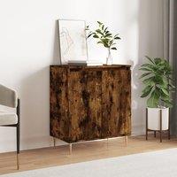 Berkfield Home Sideboard Smoked Oak 60x35x70 cm Engineered Wood in Brown | Size: 60 x 35 x 70 cm