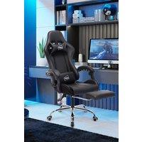 Neo GTB Gaming Chair with Massage & Footrest in Black