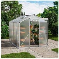 Aluminium Hobby Greenhouse with Window Opening