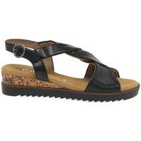 Gabor Women's 'Rich' Low Heeled Sandals in Black | Size: 5.5