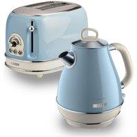 Ariete Jug Kettle & 2 Slice Toaster Set in Blue