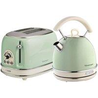 Ariete Kettle & 2 Slice Toaster Set in Green
