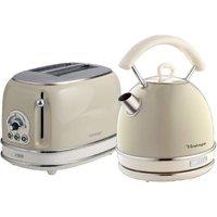Ariete Kettle & 2 Slice Toaster Set in Beige