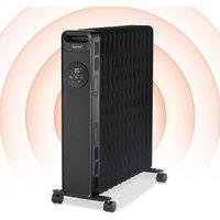 Igenix Digital Oil Filled Radiator Heater, 2.5kW/2500 W in Black