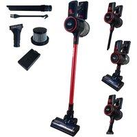 Ewbank AIRDASH1 2-In-1 Cordless Stick Vacuum Cleaner, HEPA Filter, 700 ml Dust Capacity in Red