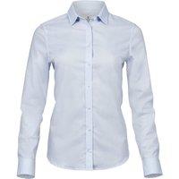 TEE JAYS Women's Luxury Stretch Shirt in Light Blue | Size: Large