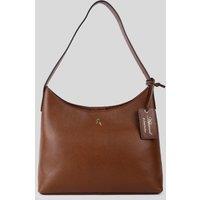 Ashwood Leather Women's 'Splendore di Milano' Real Leather Hobo Shoulder Bag in Tan