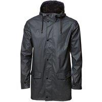 Nimbus Men's Huntington Hooded Waterproof Fashion Raincoat in Charcoal | Size: Medium
