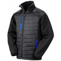 Result Men's Black Compass Padded Soft Shell Jacket | Size: 3XL