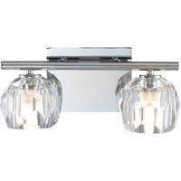 Netlighting Quoizel Regalia Wall Lamp Polished Chrome 3000K IP44 in Grey