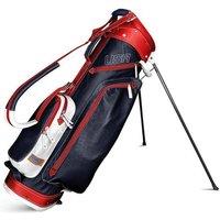 Sun Mountain Leather Stand Bag Navy/White/Red in Navy