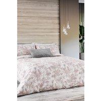 Nalu Nicole Scherzinger 'Okika' Cotton Duvet Cover Set in Pink | Size: Super King