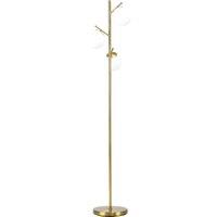 HOMCOM Modern Tree Floor Lamp with 3 Light, for Living Room Bedroom in Gold