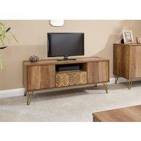 GFW Orleans 1 Drawer TV Stand in Brown