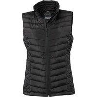 TEE JAYS Women's Padded Zepelin Vest Jacket Gilet in Black | Size: Medium