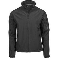 TEE JAYS Men's Performance Softshell Jacket in Black | Size: Large