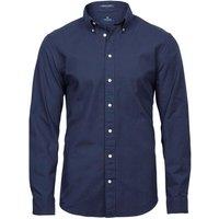 TEE JAYS Men's Perfect Oxford Shirt in Navy | Size: XL