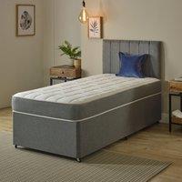 Starlight Beds Cube Memory Foam Hybrid Spring Mattress in Grey | Size: Single