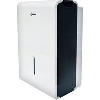 Igenix Portable Dehumidifier, Extracts 50 Litres of Moisture Per Day in White