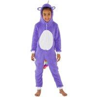 Animal Crazy Girl's Glitter Unicorn Fleece Onesie in Lilac | Size: 3-4 Years