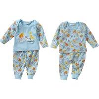 Lullaby Boy's 2 Pack Elephant Pyjama Set in Light Blue | Size: 6-9 m