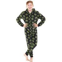Bedlam Gaming Fleece Onesie in Green | Size: 9-10 Years