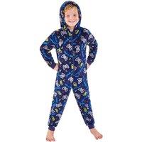 Bedlam Gaming Fleece Onesie in Navy | Size: 3-4 Years