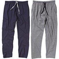 Bedlam Boy's Boys 2 Pack Jersey Pyjama Trousers in Charcoal | Size: 9-10 Years