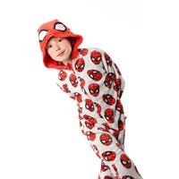 Spider-Man Boy's Spiderman Onesie in Grey | Size: 6-7 Years