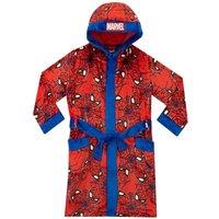 Marvel Spiderman Dressing Gown in Red | Size: 4-5 Years