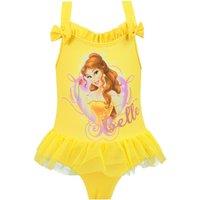 Disney Girl's Beauty & The Beast Swimsuit in Yellow | Size: 3-4 Years