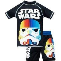 Star Wars Boy's Stormtrooper 2 Piece Swimming Costume | Size: 3-4 Years