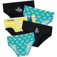 DC Comics Boy's Batman Underwear Briefs 5 Pack in Blue | Size: 9-10 Years