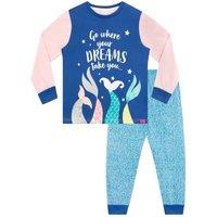 Harry Bear Girl's Mermaid Pyjamas in Blue | Size: 6-7 Years