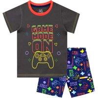 Harry Bear Boy's Game Mode On Short Pyjamas in Blue | Size: 5-6 Years