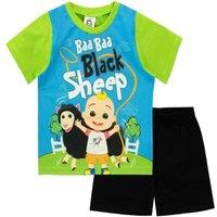 Cocomelon Boy's Baa Baa Black Sheep Short Pyjamas in Green | Size: 12-18 m