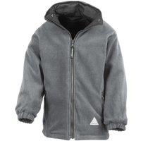 Result Reversible Storm Stuff Anti Pilling Fleece Waterproof Jacket in Black | Size: 3-4 Years