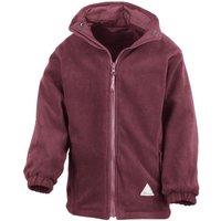 Result Reversible Storm Stuff Anti Pilling Fleece Waterproof Jacket in Burgundy | Size: 5-6 Years
