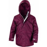 Result Core Winter Parka Waterproof Windproof Jacket in Burgundy | Size: 7-8 Years
